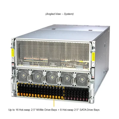 NTS Elite APEX 8U GPU Compute Server AMD MI300X 8‑GPU A...