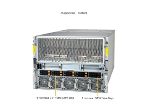 NTS Elite APEX 8U GPU Server 8 AMD MI350X GPUs for AI & D...