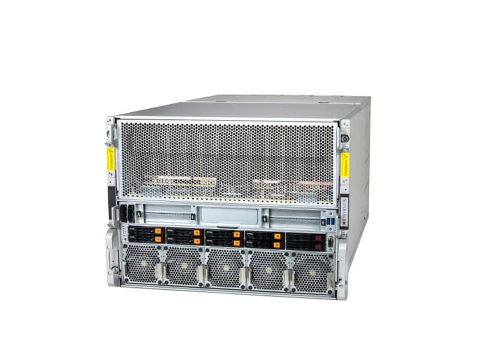 NTS Elite APEX 8U GPU Server 8 AMD MI350X GPUs for AI & D...
