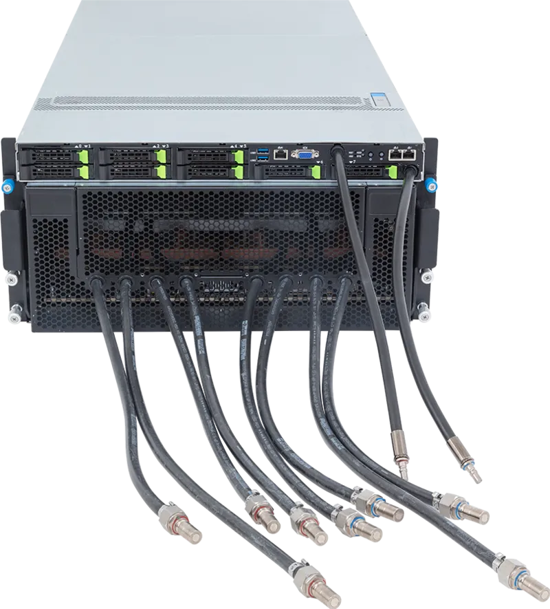 NTS Elite APEX Liquid-Cooled 8-GPU AMD MI300X AI Server