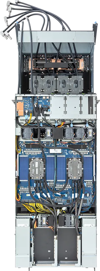 NTS Elite APEX Dual EPYC 8-HGX H100 GPU AI HPC Server