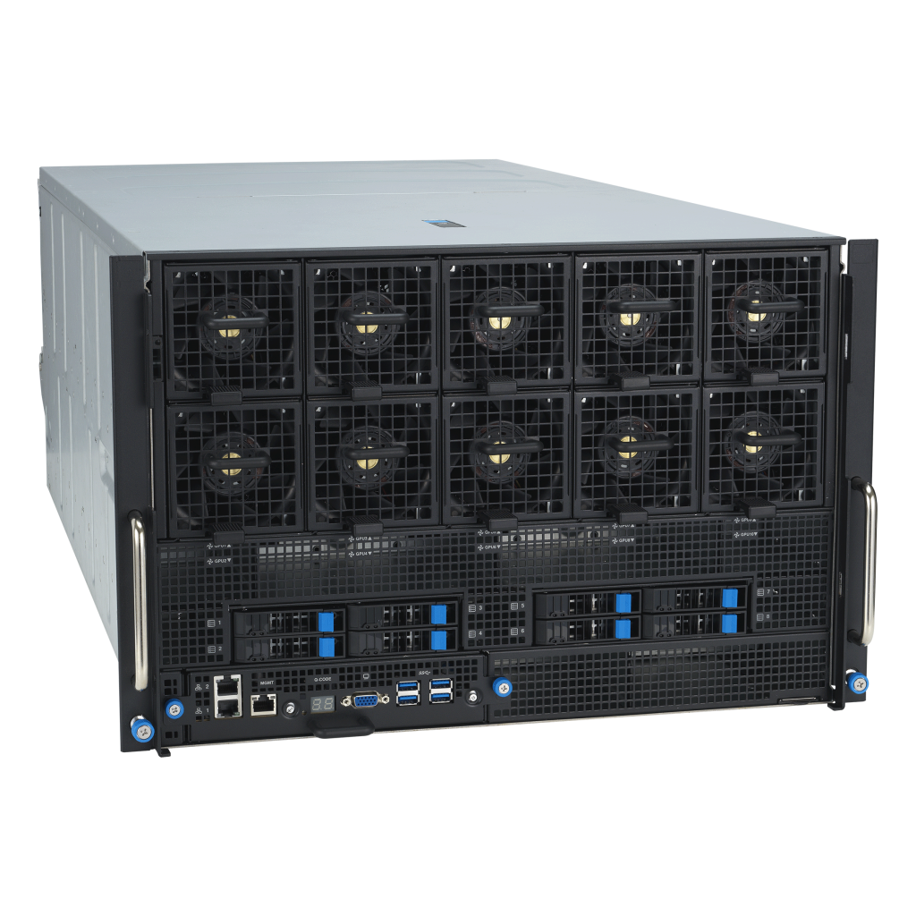 NTS Elite APEX 7U MI325X Eight-GPU AI Performance Server