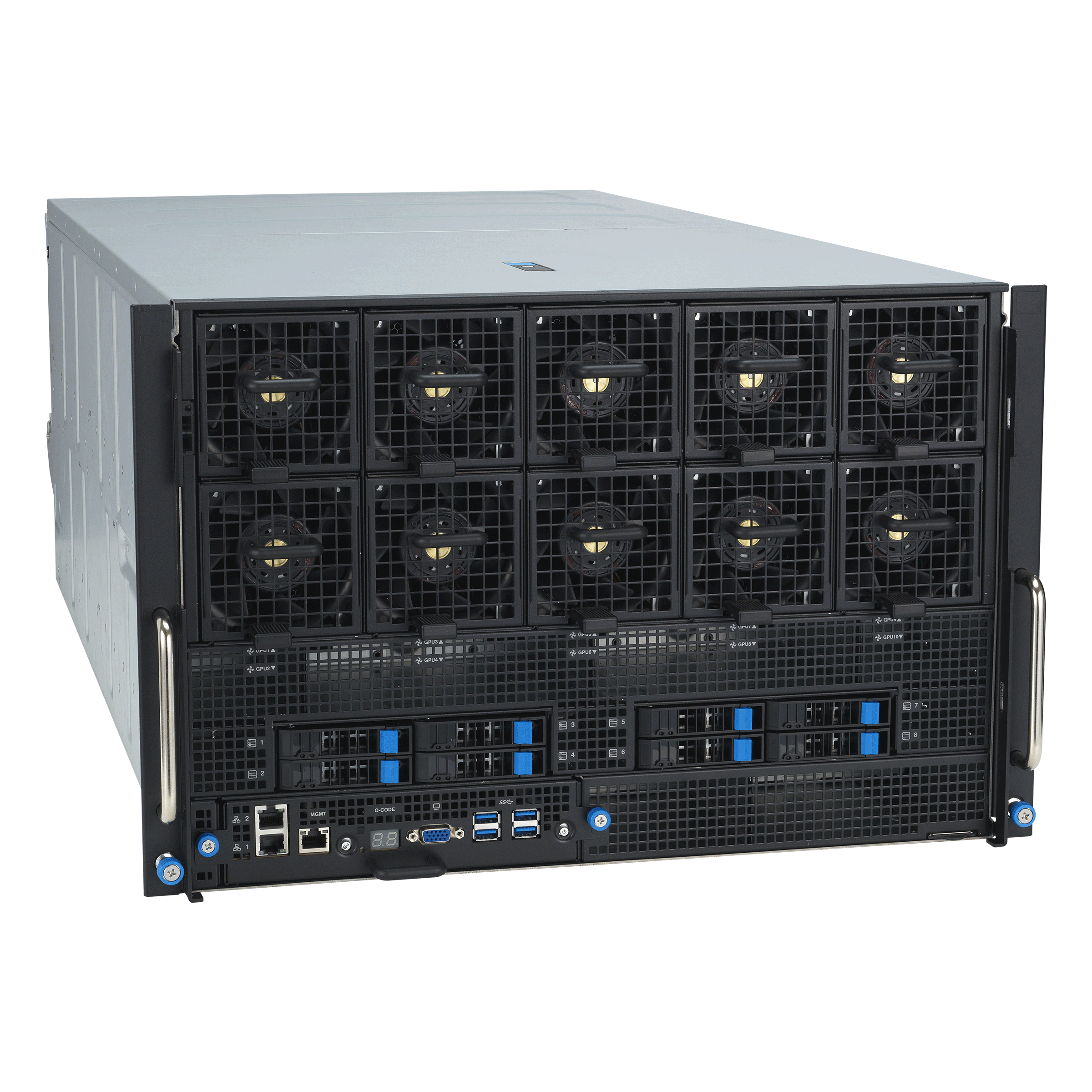 NTS Elite APEX 7U MI325X Eight-GPU AI Performance Server