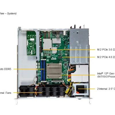 NTS Elite Apex Compact 1U Edge Server for Industrial, Tel...