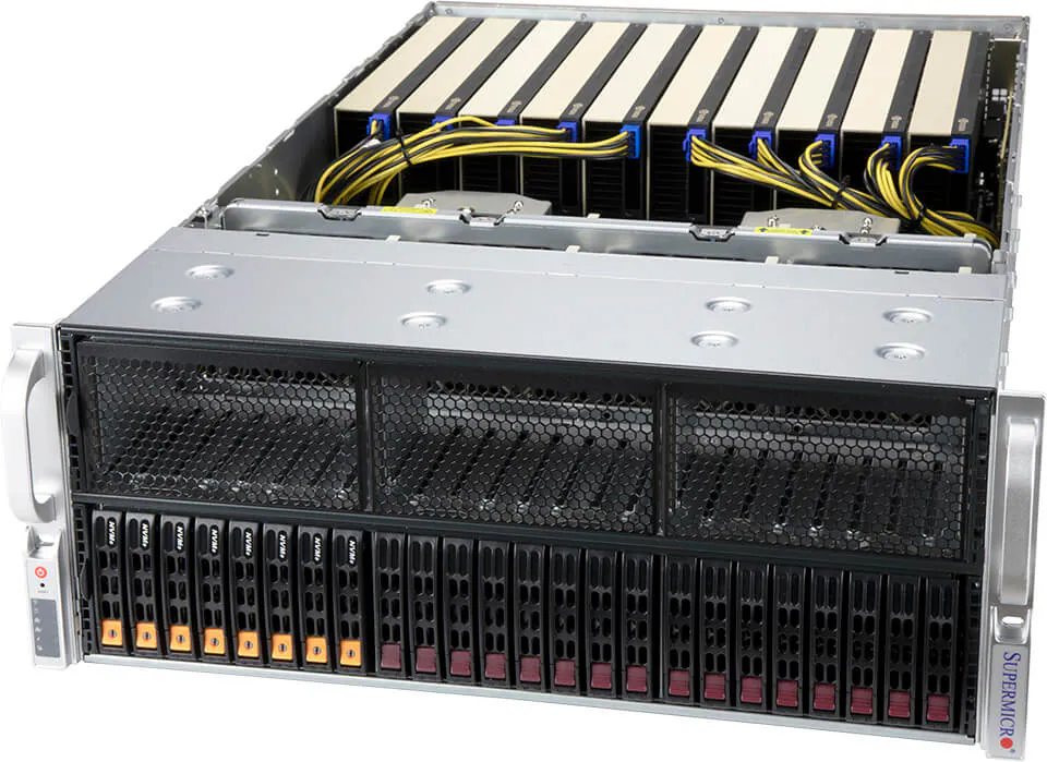 NTS Elite APEX High-Performance 4U GPU Server with 10-GPU...