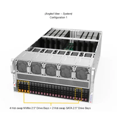 NTS Elite APEX 5U Dual‑Socket AMD EPYC GPU System