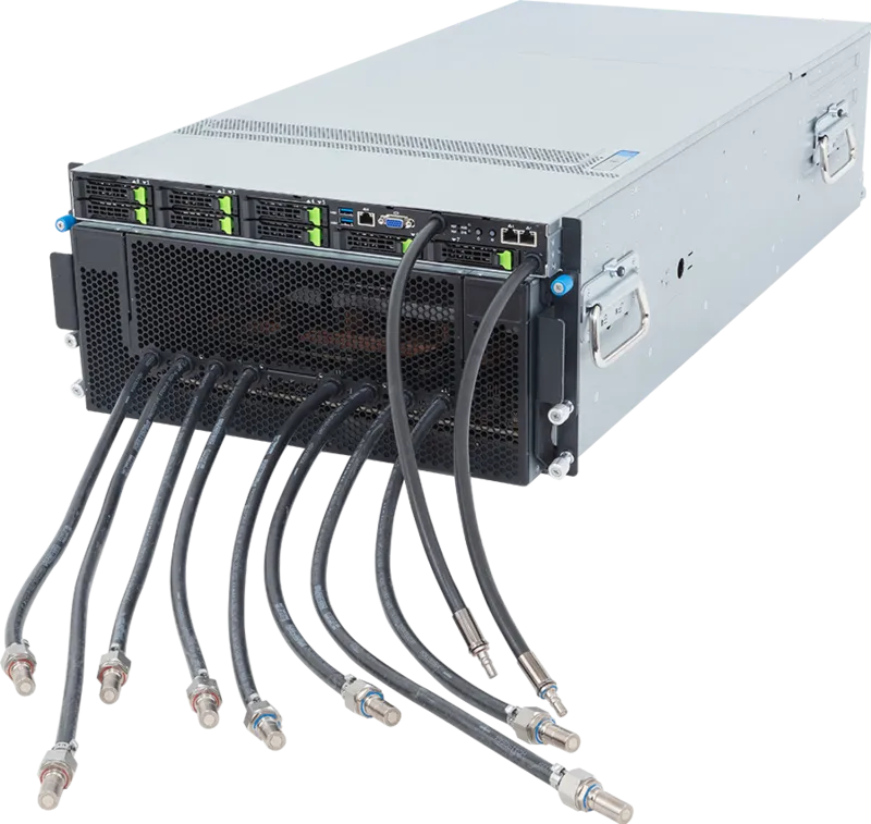 NTS Elite APEX High-Density 8-GPU Liquid-Cooled AI Server