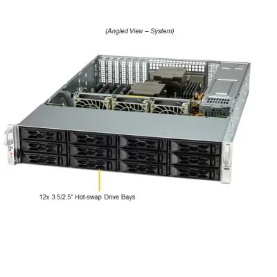 NTS Elite Command 2U Enterprise Server with Dual CPUs and...