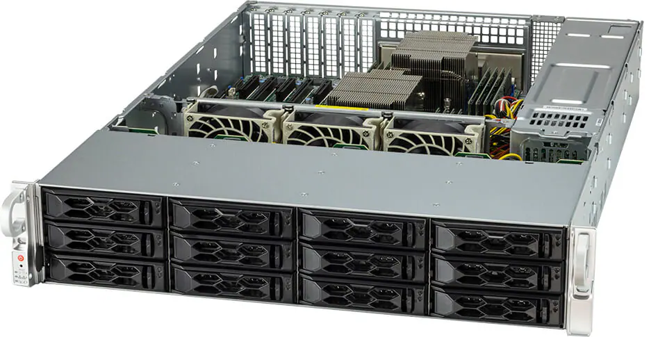 NTS Elite Command 2U Enterprise Server with Dual CPUs and...