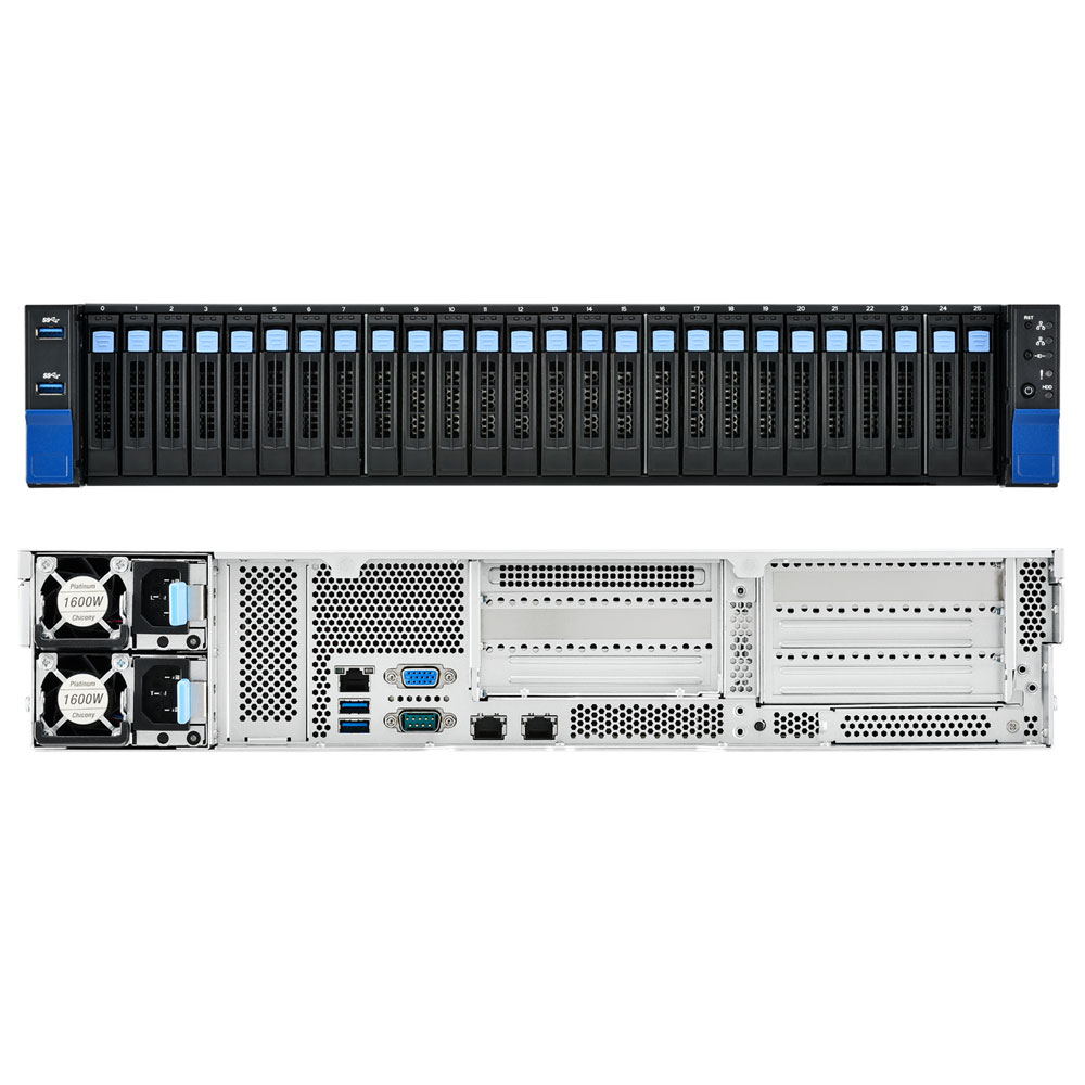 NTS Elite Command 2U High-IOPS Storage Server with 26 NVM...