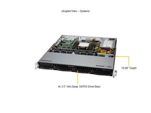 NTS Elite Command 1U High-Performance Server with Single ...