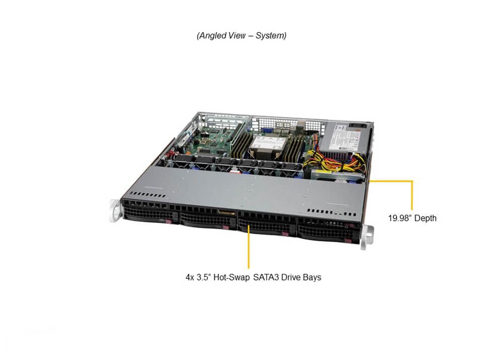NTS Elite Command 1U High-Performance Server with Single ...