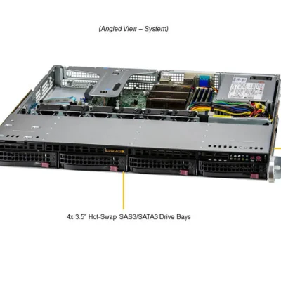 NTS Elite Command 1U Storage-Optimized Server with Single...