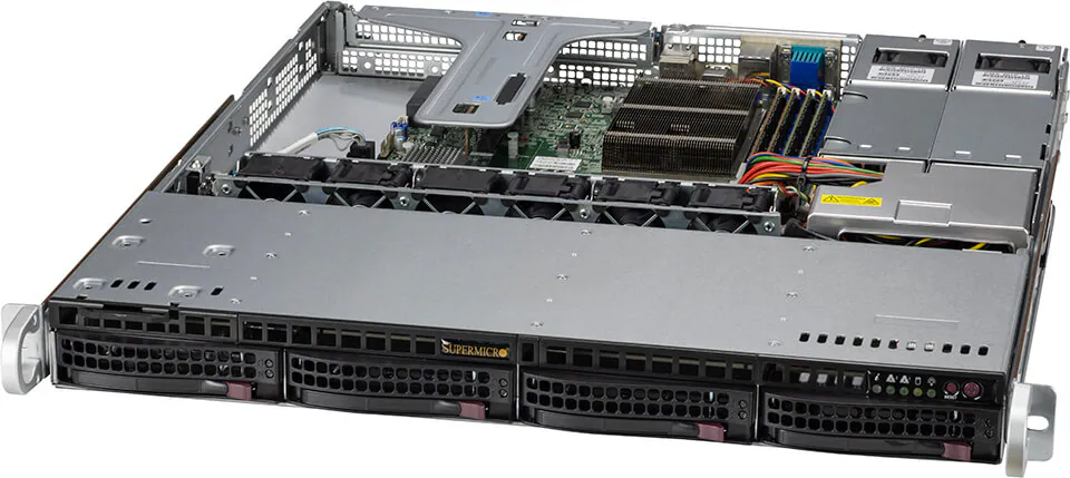 NTS Elite Command 1U Enterprise Server with 5-Drive Support