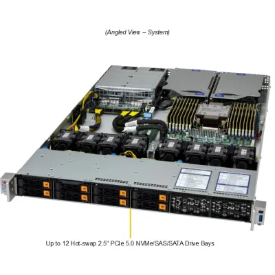 NTS Elite Command High‑Performance 1U 8 Drive Bays