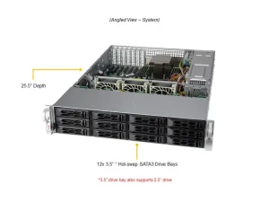 NTS Elite Command 2U Mainstream Server with Single Proces...