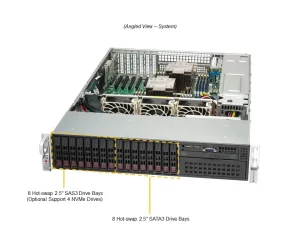 NTS Elite Command 2U Server with Dual Intel Xeon and 16 D...