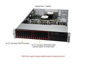 NTS Elite Command 2U Enterprise Server with Dual CPUs and...