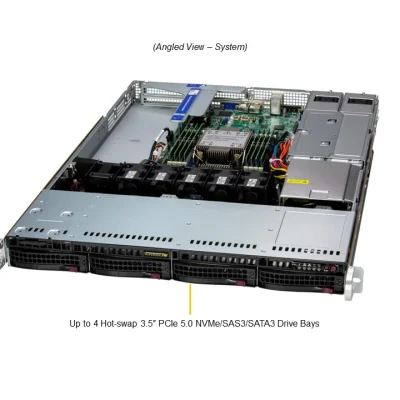 NTS Elite Command Enterprise 1U Single-CPU Workload Server