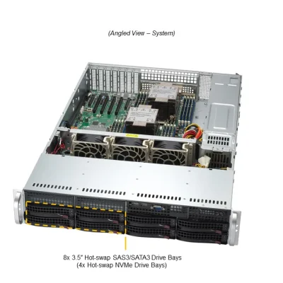 NTS Elite Command 2U Mainstream Server with Dual Processo...