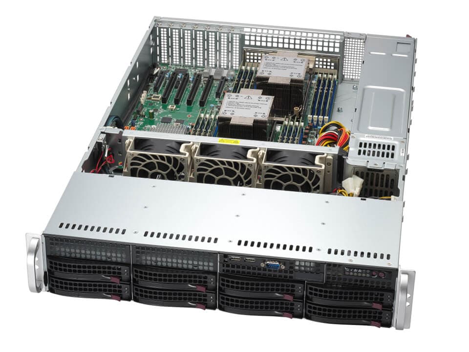 NTS Elite Command 2U Enterprise Server with Dual CPUs and...