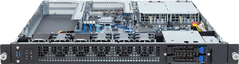 NTS Elite Command 1U Edge Server with 3-Drive Support