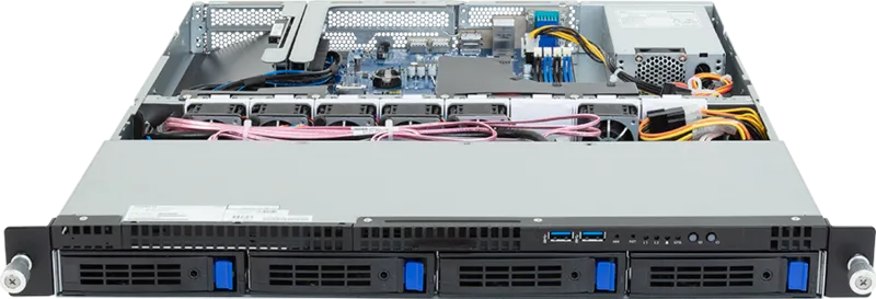 NTS Elite Command 1U Server with 5‑Drive Support