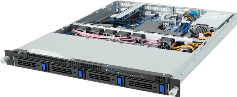 NTS Elite Command 1U Server with 5‑Drive Support