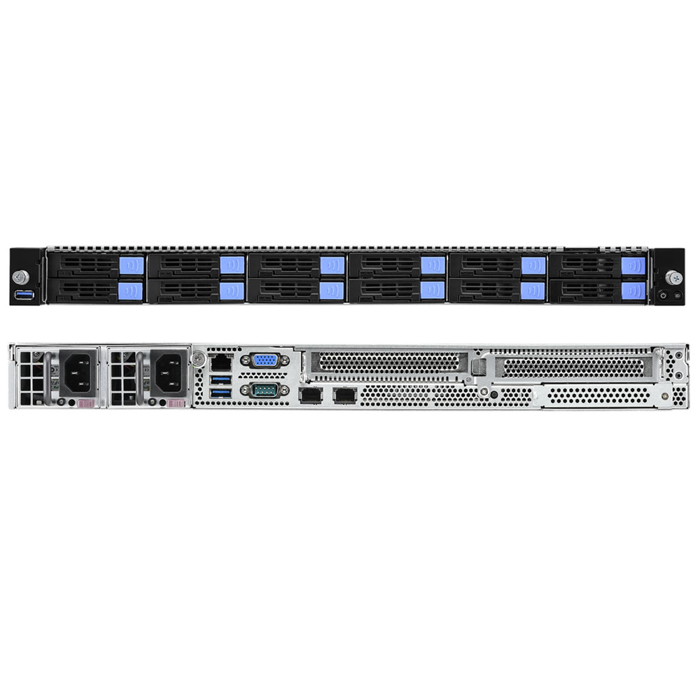 NTS Elite Command 1U Server System 12 NVMe Drive Bays