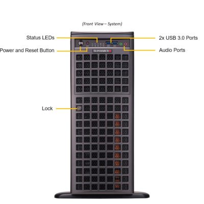NTS Elite Studio 4U GPU Workstation & AI Compute Tower