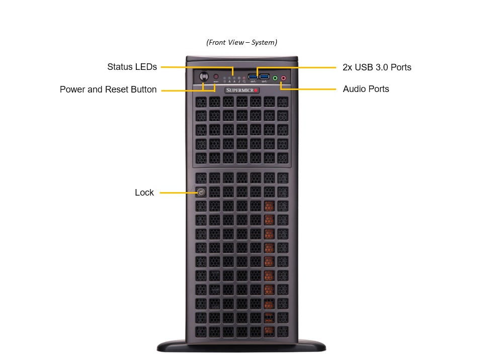 NTS Elite Studio 4U GPU Workstation & AI Compute Tower