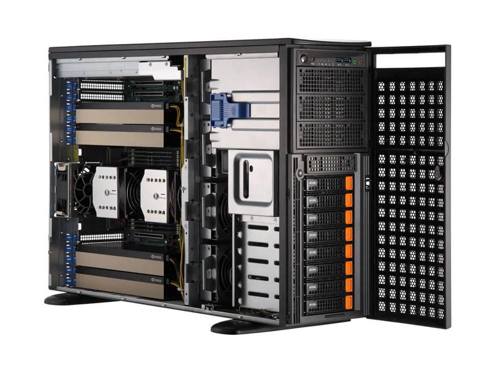 NTS Elite Studio 4U GPU Workstation & AI Compute Tower