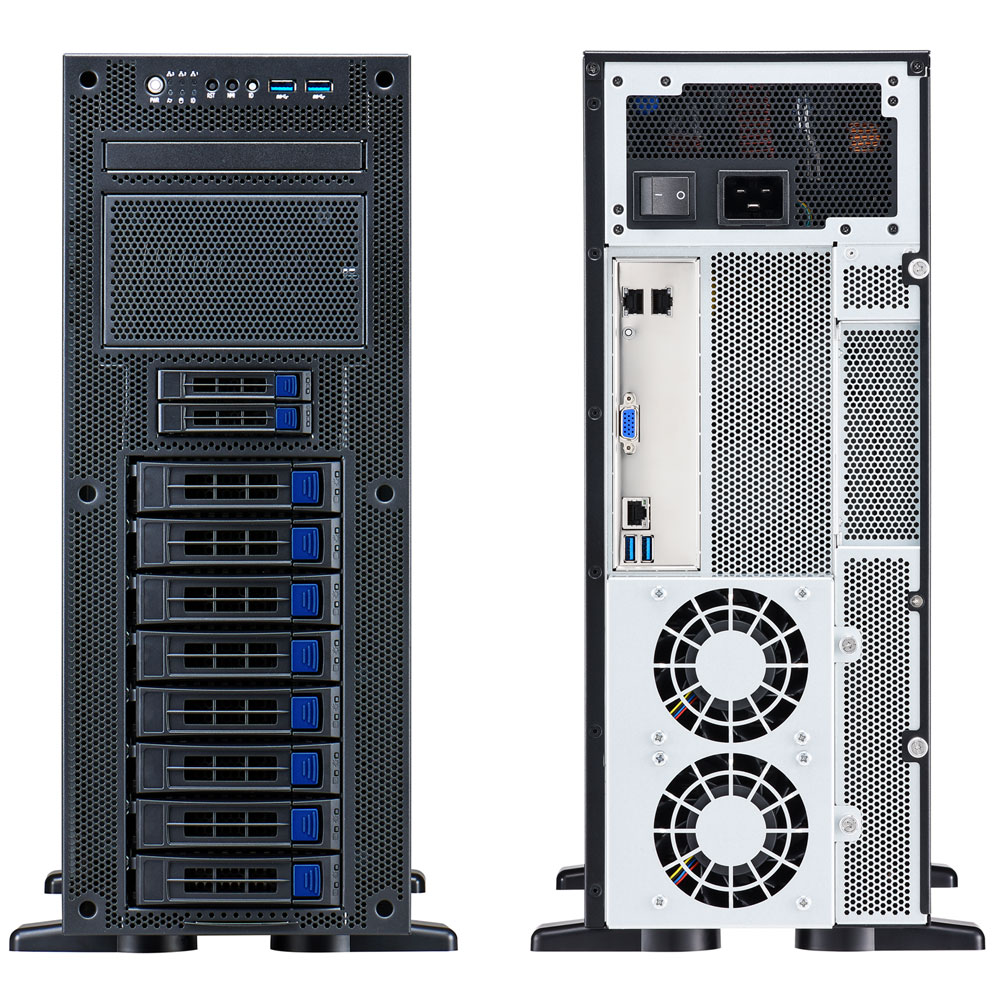 NTS Elite Studio Dual‑Socket 4U Tower Intel Xeon Server